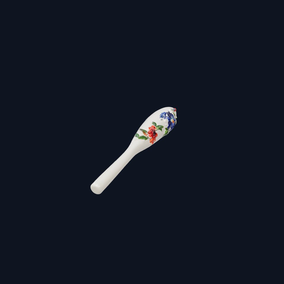 Decorative Floral Spoon D Model Pack